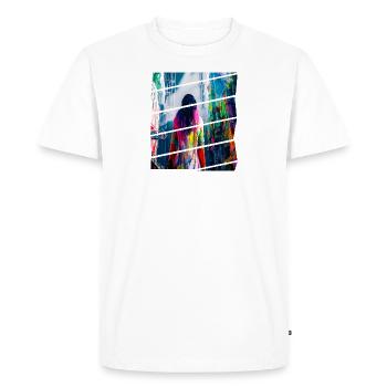 Monument Girl - T-shirt Premium bio Homme - blanc - Devant - Nico (187cm)