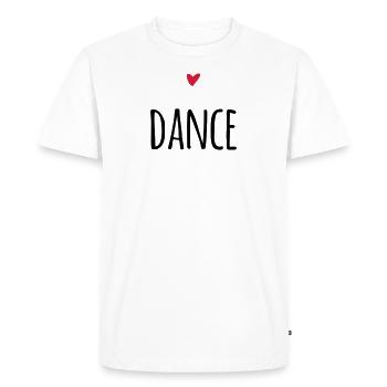 Conception de danse mignonne pour tous ceux qui aiment danser - T-shirt Premium bio Homme - blanc - Devant - Nico (187cm)