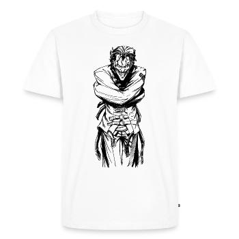 Batman Joker Shackled Black - Men's Premium Organic T-Shirt - white - Front - Nico (187cm)