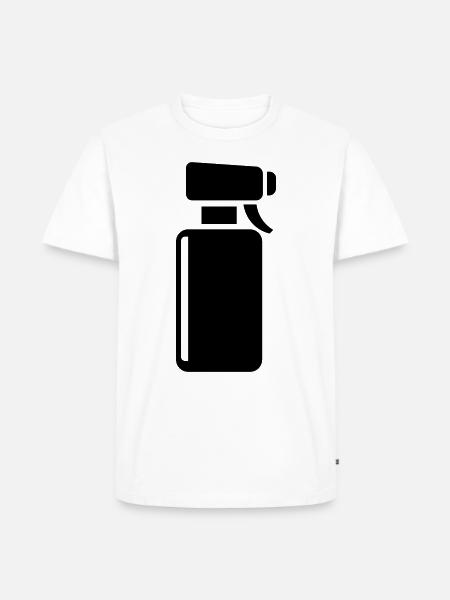 spray stylist - Men's Premium Organic T-Shirt - white