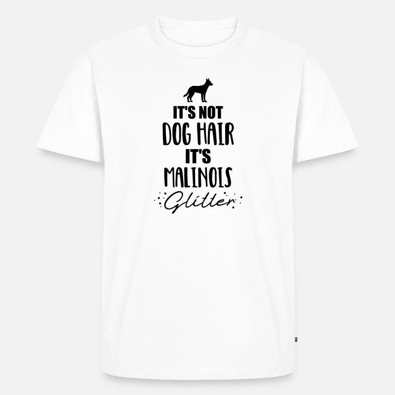Malinois - Männer Premium Bio T-Shirt - Weiß