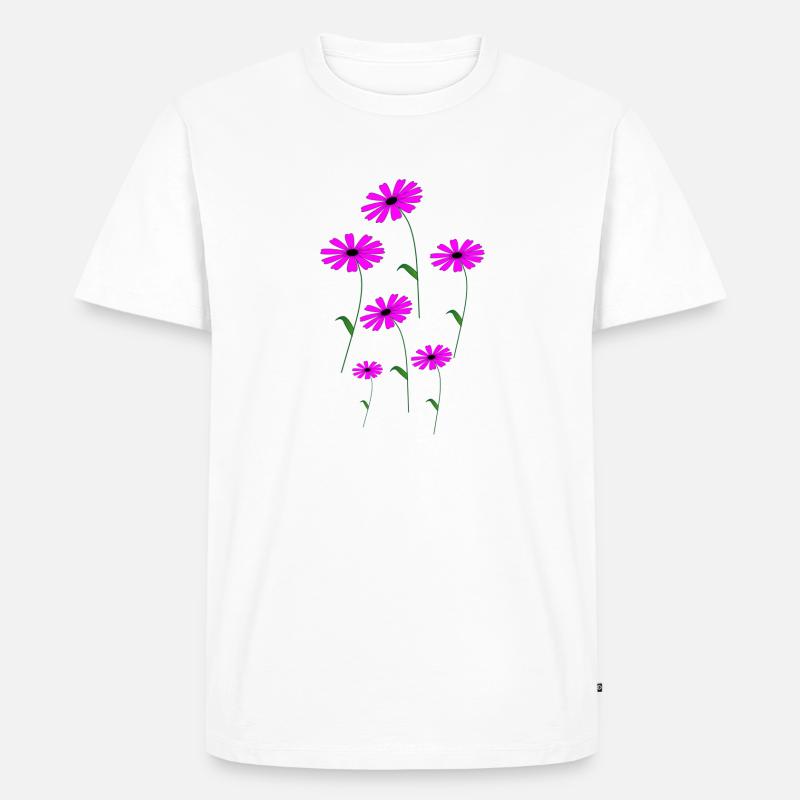 Frühling, Spring. - Männer Premium Bio T-Shirt - Weiß