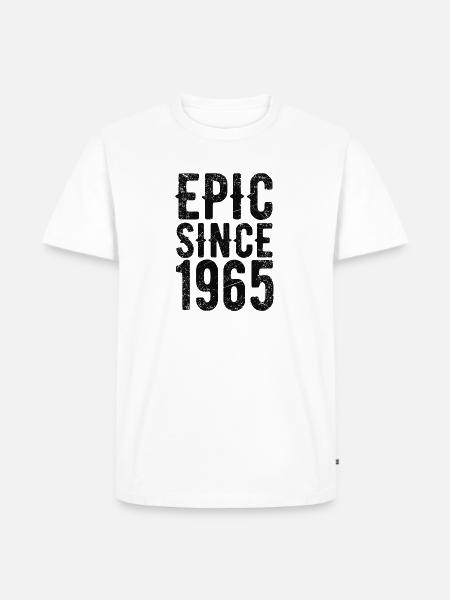 Epic since 1965 - Männer Premium Bio T-Shirt - Weiß