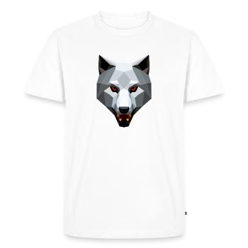 Loup - T-shirt Premium bio Homme - blanc - Devant - Nico (187cm)