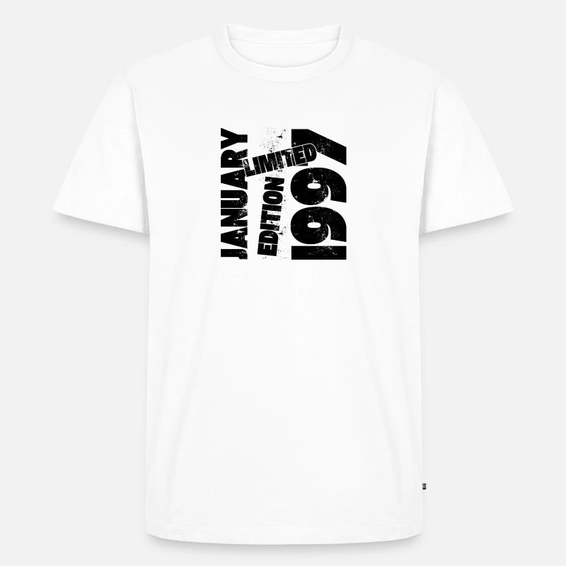 JANUAR 1997 LIMITIERTE AUFLAGE - Männer Premium Bio T-Shirt - Weiß