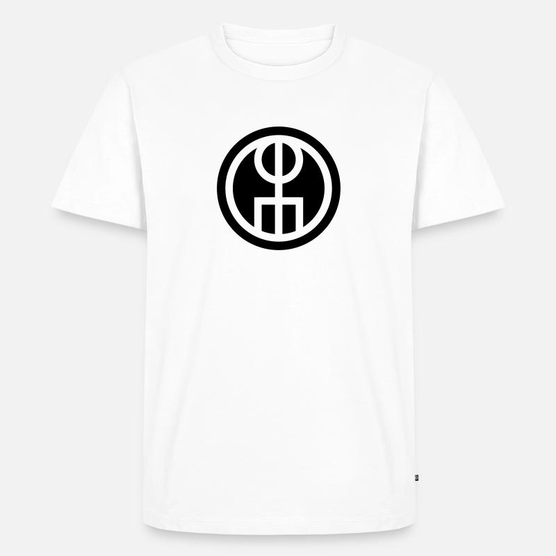 Galdrastafir, Isländisch Binde Rune, Love - Männer Premium Bio T-Shirt - Weiß