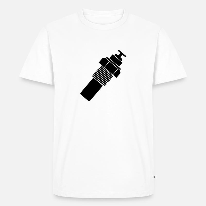 Flüssigkeit temperatursensor - Männer Premium Bio T-Shirt - Weiß