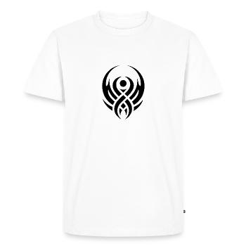 Design minimaliste tribal mystique fantastique - T-shirt Premium bio Homme - blanc - Devant - Nico (187cm)