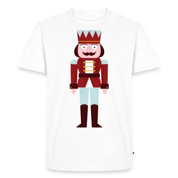 Nussknacker Weihnachten - Männer Premium Bio T-Shirt - Weiß - Vorne - Nico (187cm)