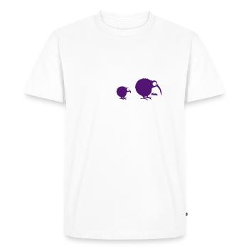 Kiwilution (c) - T-shirt Premium bio Homme - blanc - Devant - Nico (187cm)