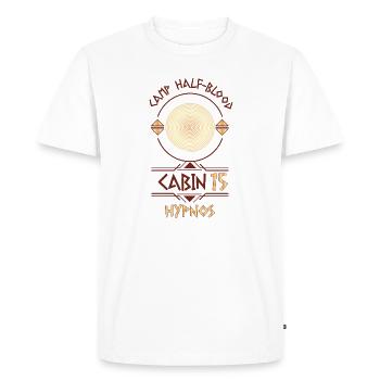 Cabin #15 in Camp Half Blood, Child of Hypnos - Men's Premium Organic T-Shirt - white - Front - Nico (187cm)