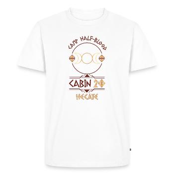 Cabin #20 in Camp Half Blood, Child of Hecate - Men's Premium Organic T-Shirt - white - Front - Nico (187cm)