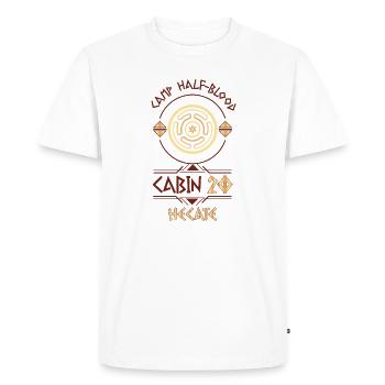 Cabin #20 in Camp Half Blood, Child of Hecate - Men's Premium Organic T-Shirt - white - Front - Nico (187cm)