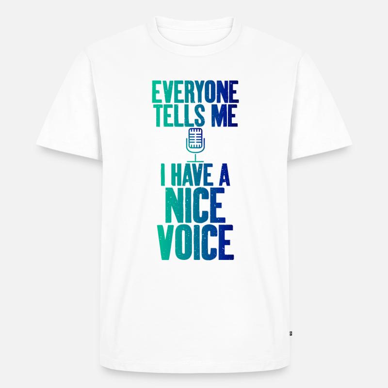Ich Habe Eine Schöne - Männer Premium Bio T-Shirt - Weiß