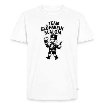 Team mulled wine slalom drunk nutcracker funny - Men's Premium Organic T-Shirt - white - Front - Nico (187cm)