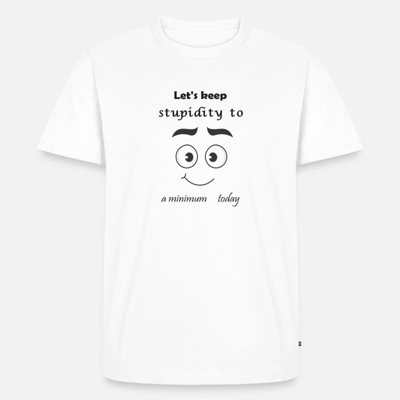 Untitled 1 - Männer Premium Bio T-Shirt - Weiß