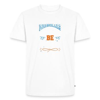 Novel Books Literary Bookworm Editor BMX Christmas - Men's Premium Organic T-Shirt - white - Front - Nico (187cm)