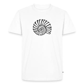 Journée des fossiles - T-shirt Premium bio Homme - blanc - Devant - Nico (187cm)