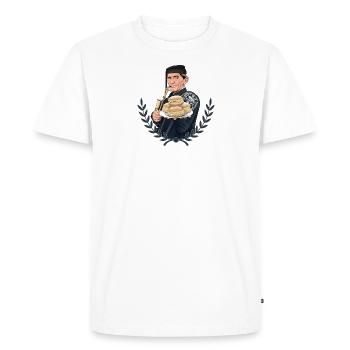 Rieser Grantler // Illustration - Men's Premium Organic T-Shirt - white - Front - Nico (187cm)