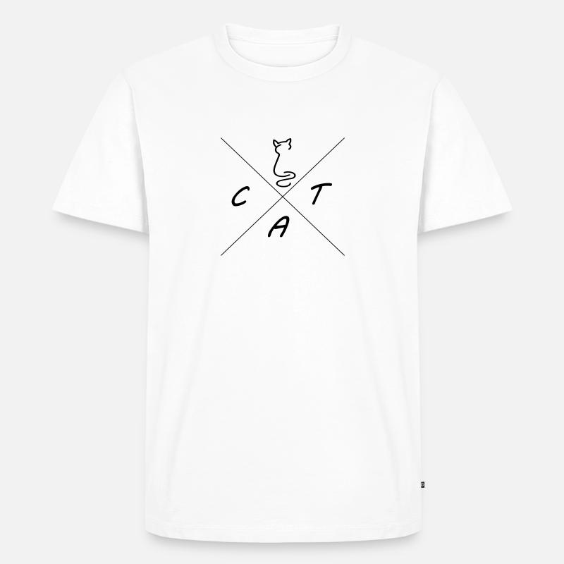 Chat chat - T-shirt Premium bio Homme - blanc