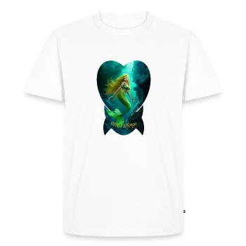 sirène addict manta h4000 spread - T-shirt Premium bio Homme - blanc - Devant - Nico (187cm)