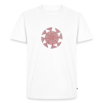 Who Knows? - Men's Premium Organic T-Shirt - white - Front - Nico (187cm)