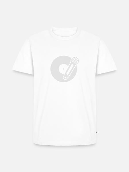 Plain collection hellgrau - Männer Premium Bio T-Shirt - Weiß