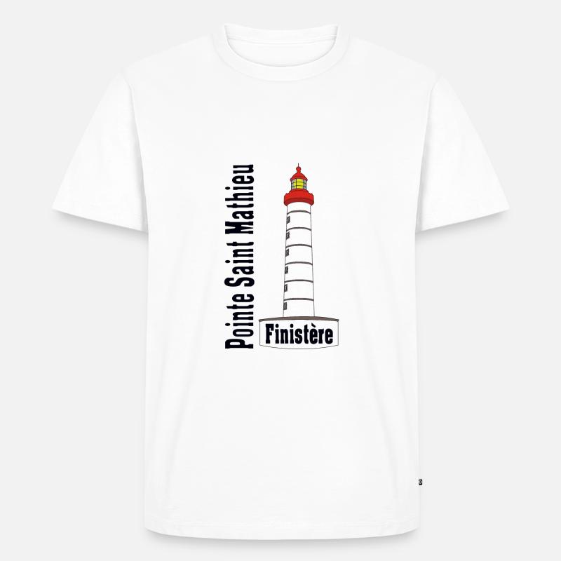 St Matthieu Leuchtturm - Männer Premium Bio T-Shirt - undefined