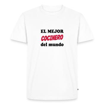 El mejor cocinero del mundo 111 - Männer Premium Bio T-Shirt - Weiß - Vorne - Nico (187cm)