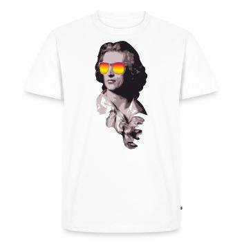 Friedrich Schiller - T-shirt Premium bio Homme - blanc - Devant - Nico (187cm)