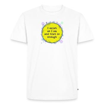 I am who I am - Men's Premium Organic T-Shirt - white - Front - Nico (187cm)