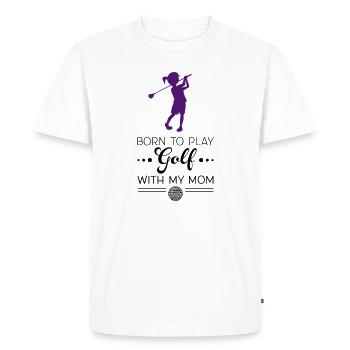 Le golf - T-shirt Premium bio Homme - blanc - Devant - Nico (187cm)