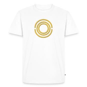 OOS - Protection Force, Antares Symbol System - Men's Premium Organic T-Shirt - white - Front - Nico (187cm)