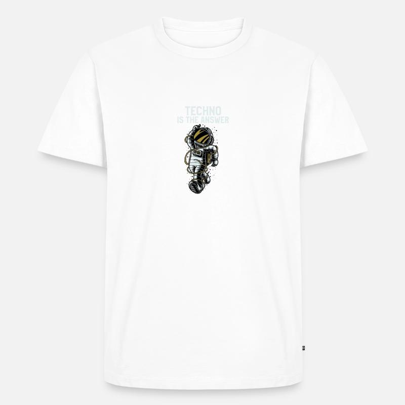 Techno Is The Answer - Männer Premium Bio T-Shirt - undefined