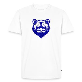 Finland Bear - Flag of Finland Sunglasses - Men's Premium Organic T-Shirt - white - Front - Nico (187cm)
