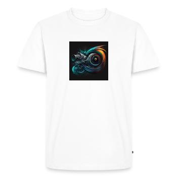 Gh0st turbo cool - T-shirt Premium bio Homme - blanc - Devant - Nico (187cm)