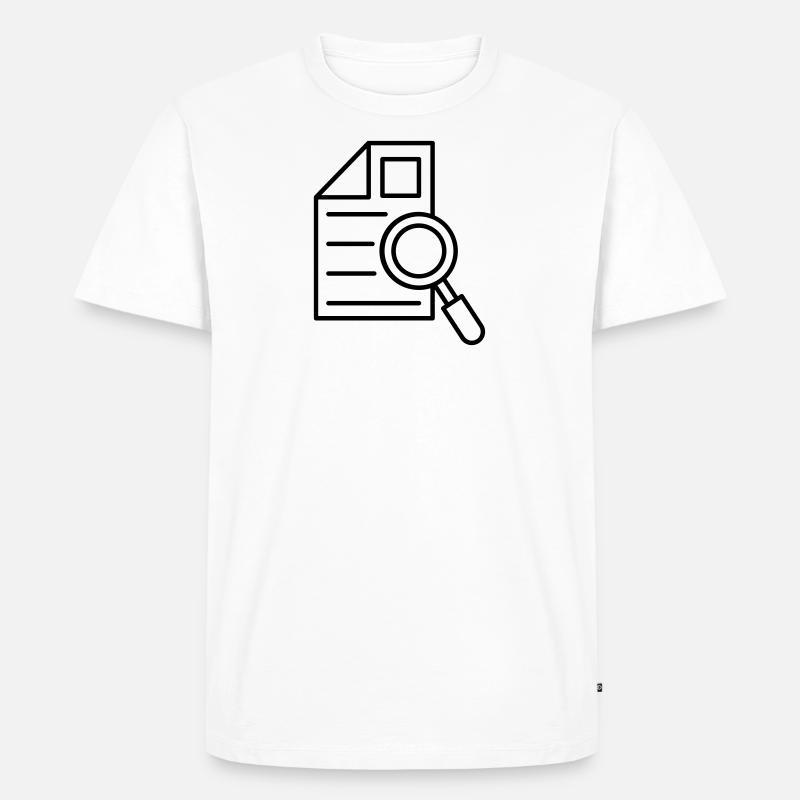 Search on document - Men's Premium Organic T-Shirt - white