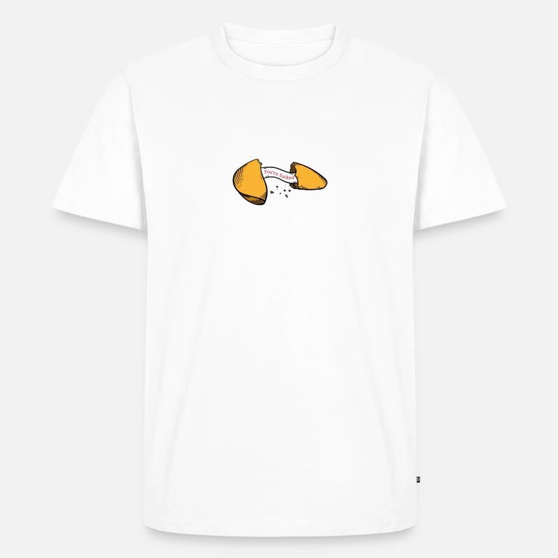 Unglück - Männer Premium Bio T-Shirt - Weiß