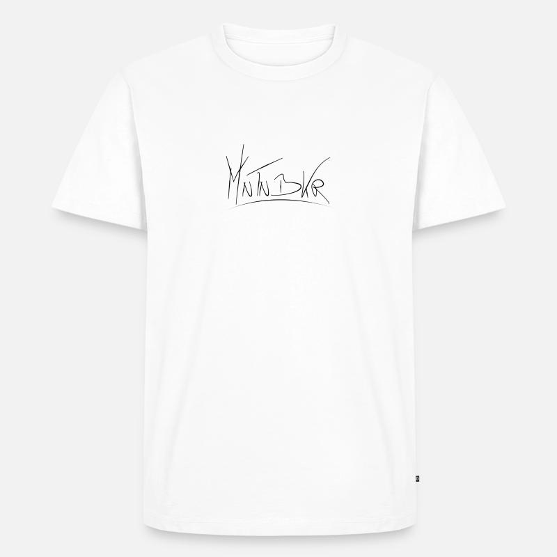 Mtb - Männer Premium Bio T-Shirt - Weiß