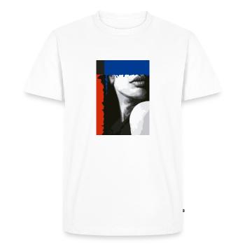 Peinture surréaliste - T-shirt Premium bio Homme - blanc - Devant - Nico (187cm)