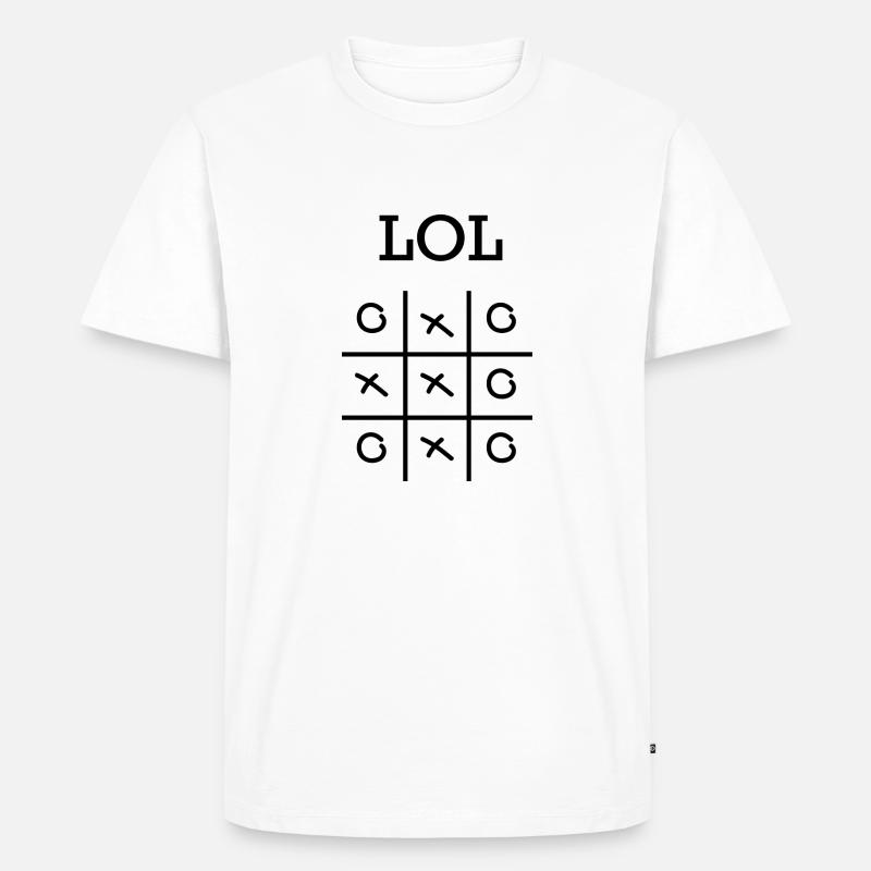 boardgame chess backgammon game night - Männer Premium Bio T-Shirt - Weiß