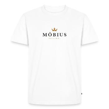 Logo original de la famille Möbius - T-shirt Premium bio Homme - blanc - Devant - Nico (187cm)
