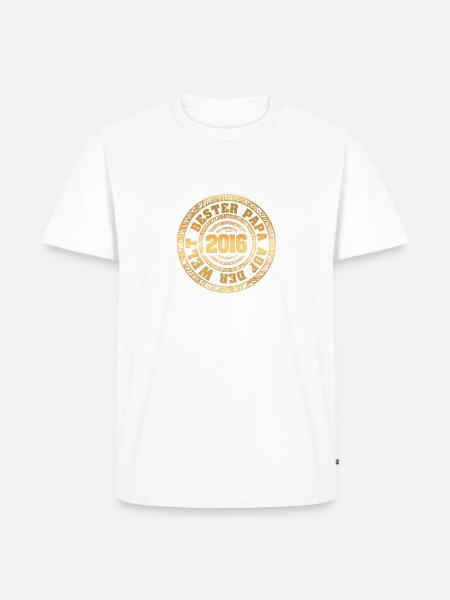Vater 2016 - Männer Premium Bio T-Shirt - 
