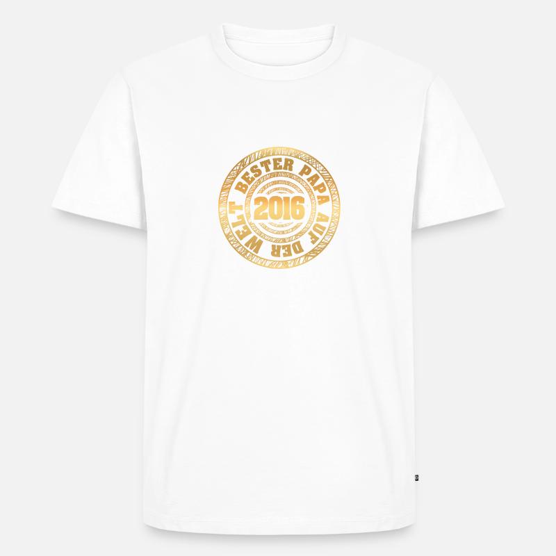 Vater 2016 - Männer Premium Bio T-Shirt - undefined