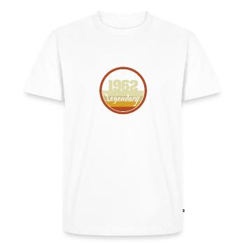 1962 - Men's Premium Organic T-Shirt - white - Front - Nico (187cm)