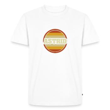 Gift for Astrid - Men's Premium Organic T-Shirt - white - Front - Nico (187cm)