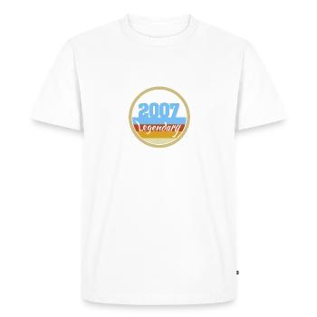 2007 - Men's Premium Organic T-Shirt - white - Front - Nico (187cm)