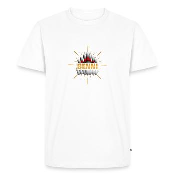 Benni - T-shirt Premium bio Homme - blanc - Devant - Nico (187cm)