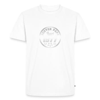 1977 - Men's Premium Organic T-Shirt - white - Front - Nico (187cm)