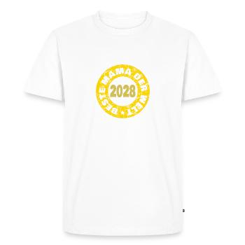 2028 2028 - Men's Premium Organic T-Shirt - white - Front - Nico (187cm)